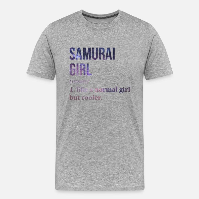 Samurai Samurai Samurai - Men's Premium Organic T-Shirt - heather grey