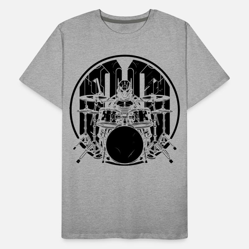 Drummer Graphics Men's Premium Organic T-Shirt