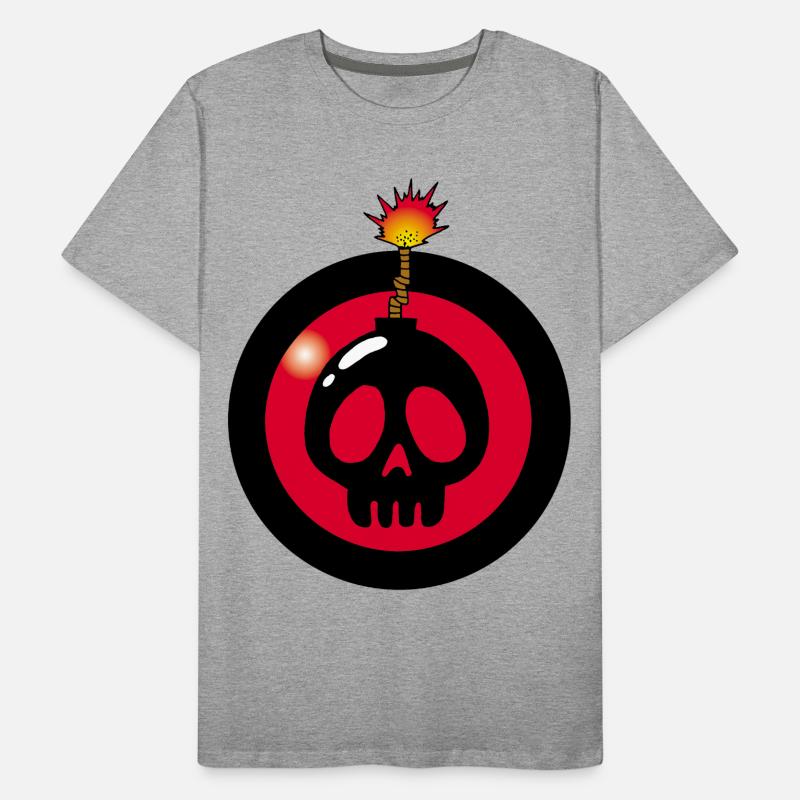 Exploding Skull Men's Premium Organic T-Shirt