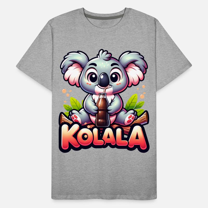 Kolala - Jeu de mots Koala mignon avec T-shirt bio Premium Homme