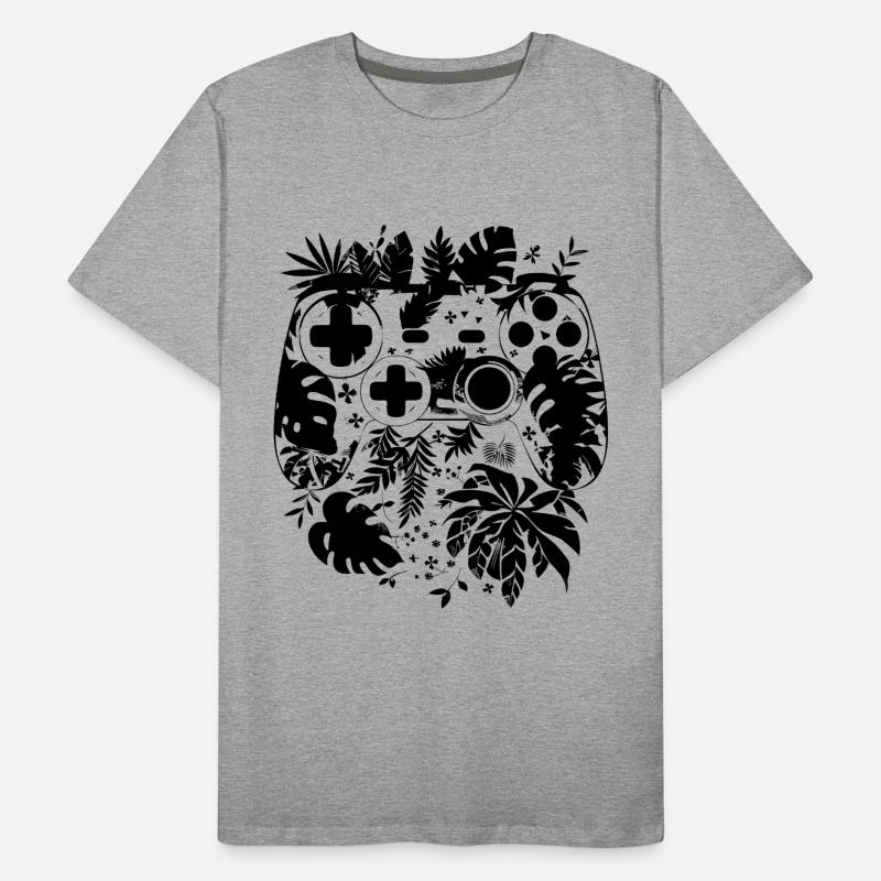 Game Controller Comic Style Men's Premium Organic T-Shirt