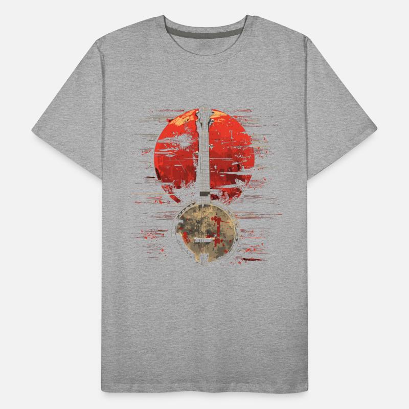Banjo Synthwave Men's Premium Organic T-Shirt