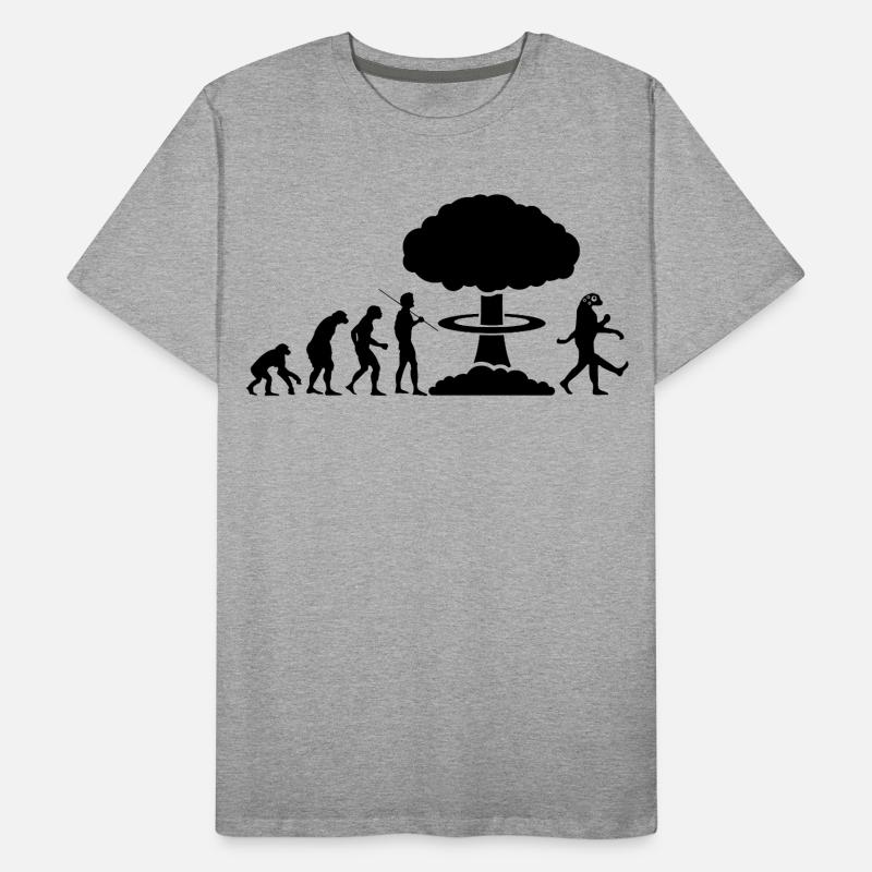 Nuclear evolution Men's Premium Organic T-Shirt