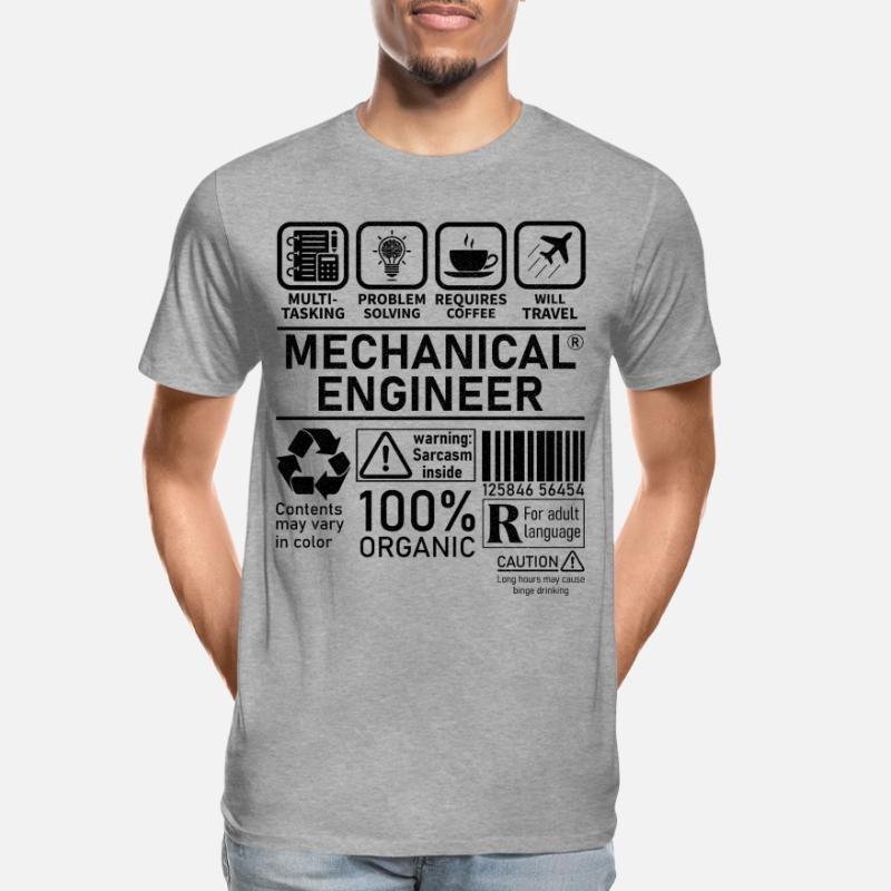 Mechanical Engineer multi tasking problem solving Men's Premium Organic T-Shirt