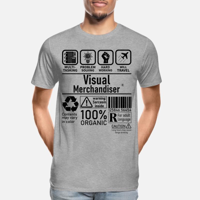 Visual Merchandiser multi tasking problem solving Men's Premium Organic T-Shirt