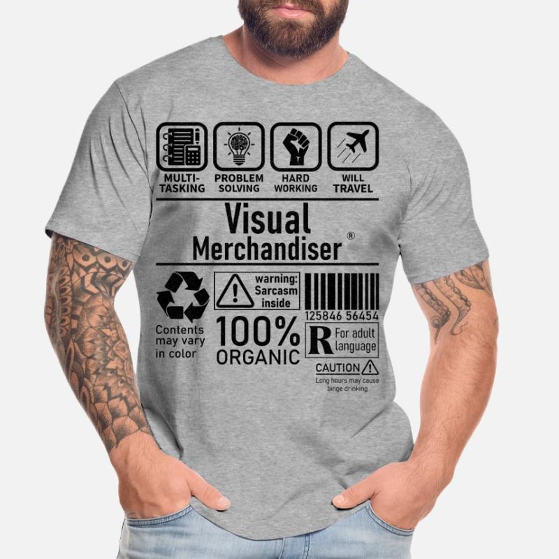Visual Merchandiser multi tasking problem solving Men's Premium Organic T-Shirt