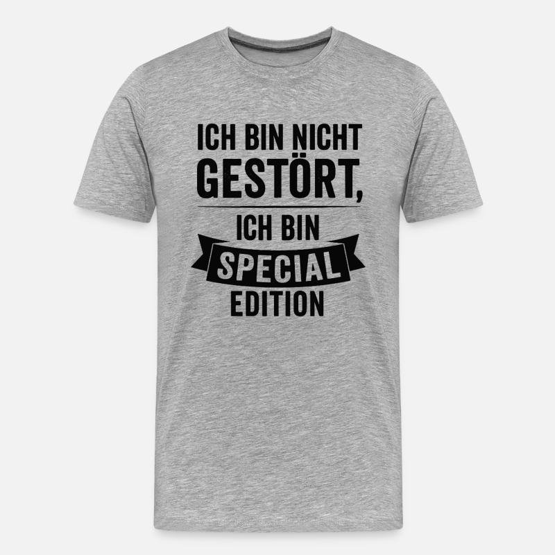 Je suis édition spéciale - T-shirt bio Premium Homme - gris chiné