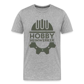 DIY Master – Proud DIY Design - Men's Premium Organic T-Shirt - heather grey - Front - Damien (186cm)