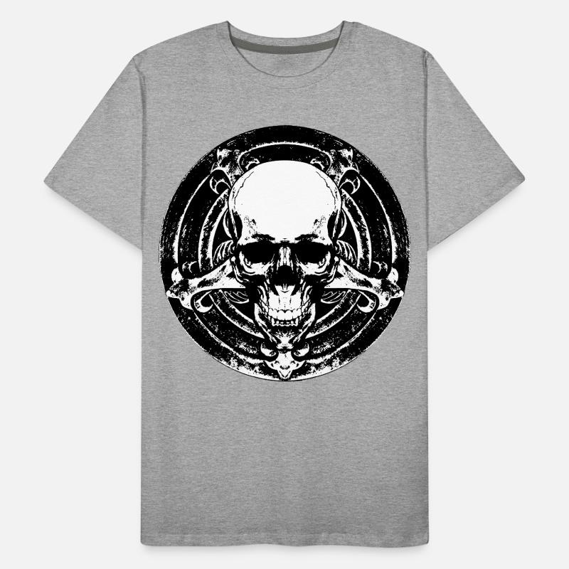 Pentaskull - Five points. A skull. Zero mercy. Men's Premium Organic T-Shirt