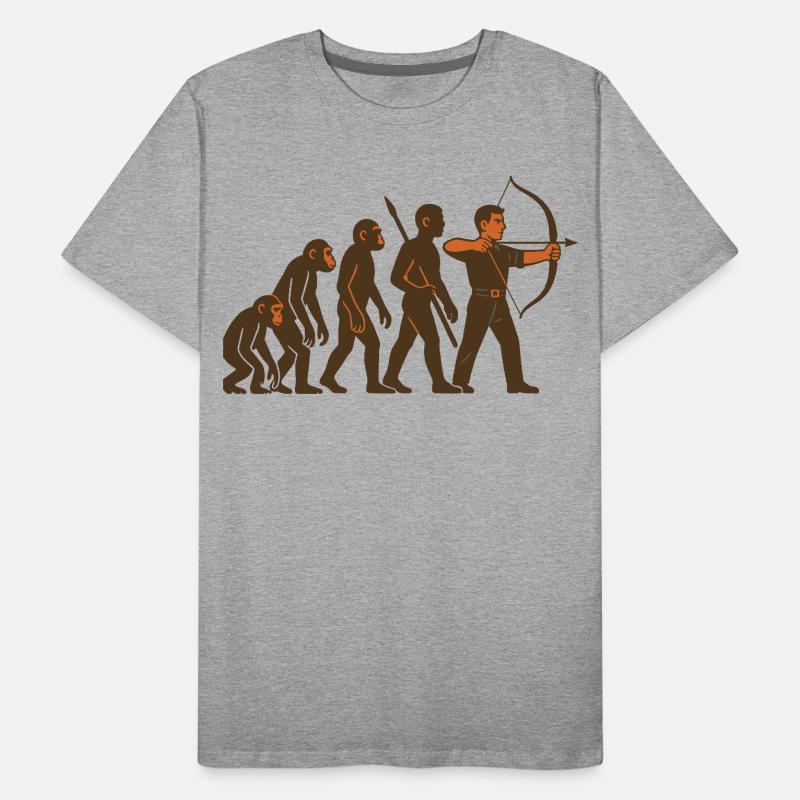 Archery Evolution Archer Bow Target Men's Premium Organic T-Shirt