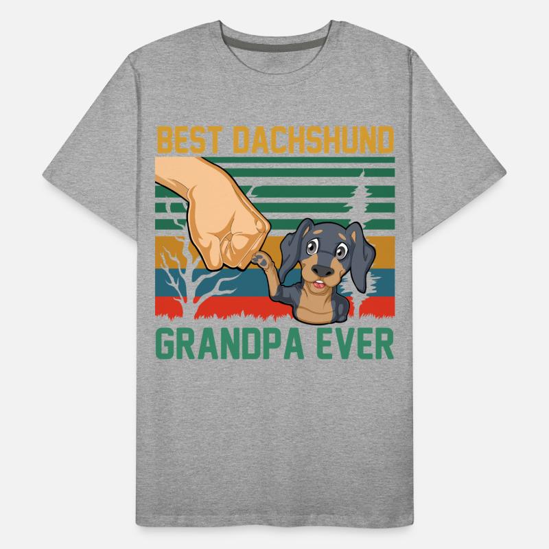 Papi teckel T-shirt bio Premium Homme