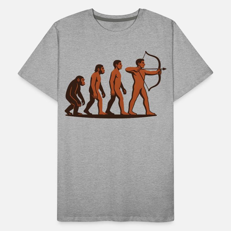 Evolution Archery Bow Target Archer Men's Premium Organic T-Shirt
