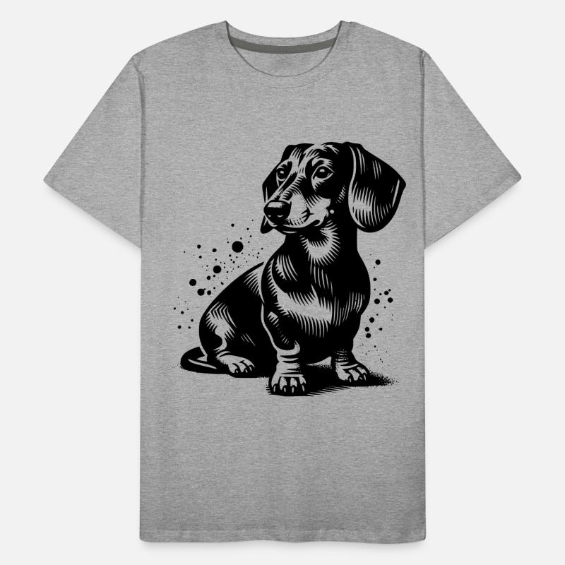 Teckel T-shirt bio Premium Homme