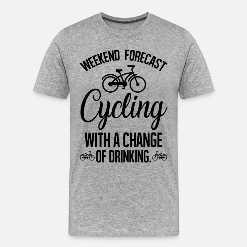 Bitte Design bereitstellen - Männer Premium Bio T-Shirt - Grau meliert