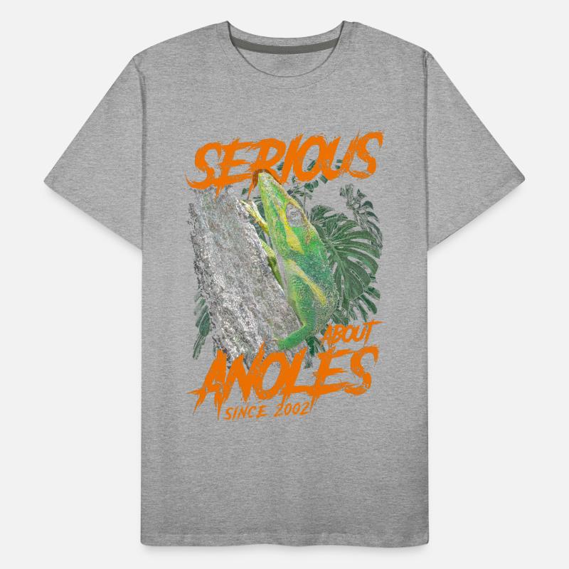 Seit 2002 ernsthaft über den kubanischen Ritter Anolis Männer Premium Bio T-Shirt