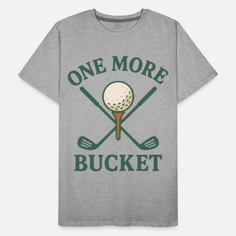 Ein weiterer Eimer Golfschläger Fun Design Männer Premium Bio T-Shirt
