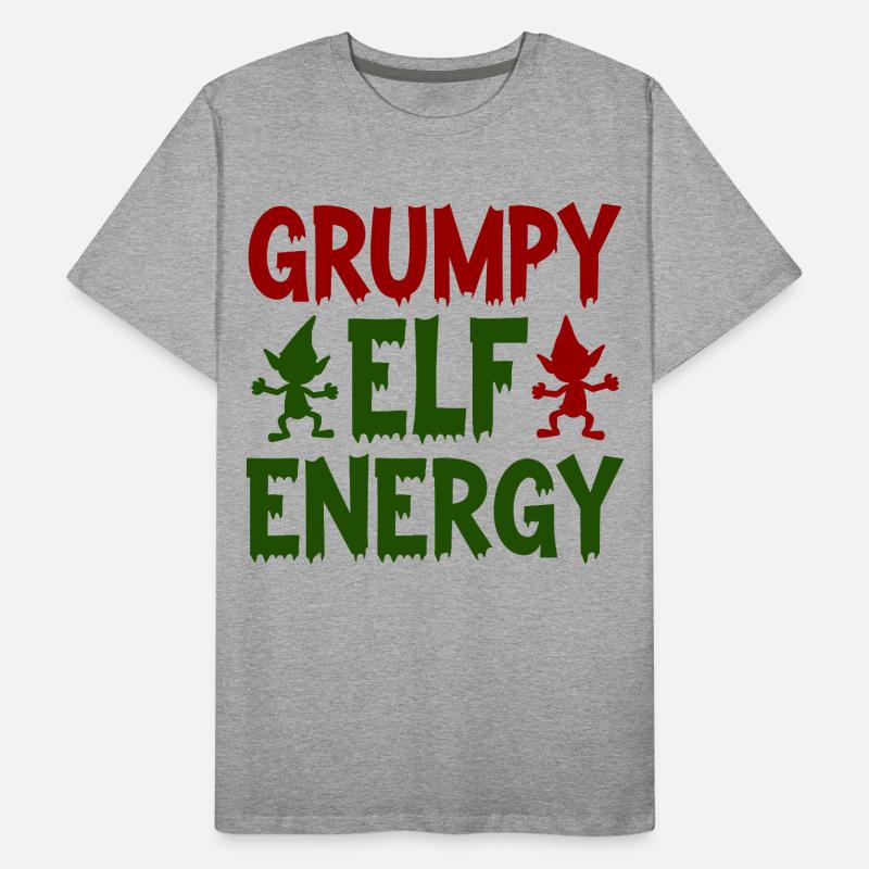 Grumpy Elf Energy Grumpy Imp Men's Premium Organic T-Shirt