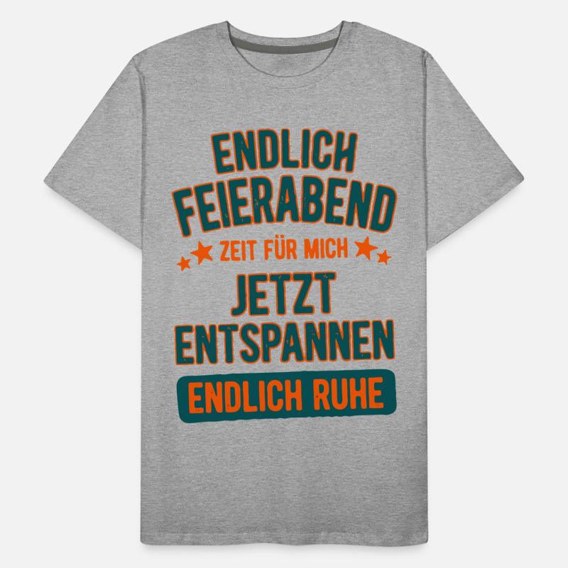 Finally closing time, now relaxing, weekend Men's Premium Organic T-Shirt