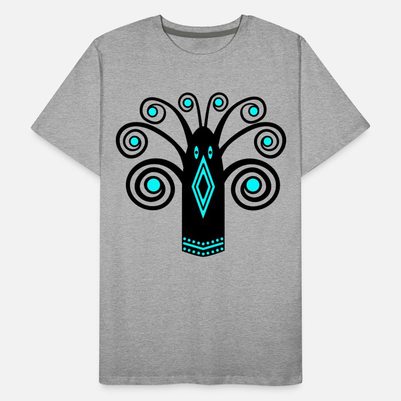 Vogelgrafik Männer Premium Bio T-Shirt
