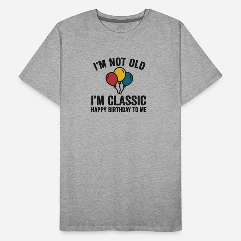 Geburtstags Spruch Männer Premium Bio T-Shirt