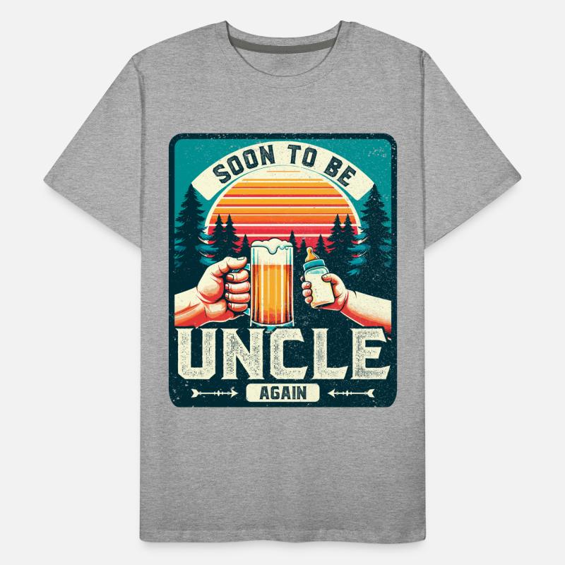 Uncle again, uncle-to-be, future uncle Men's Premium Organic T-Shirt