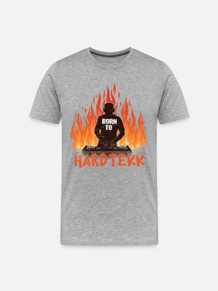 Hardtekk Tekke East Germany - Men's Premium Organic T-Shirt - heather grey