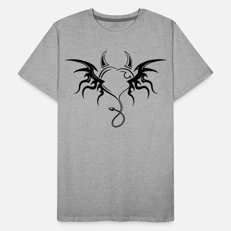 Teufelsherz Männer Premium Bio T-Shirt