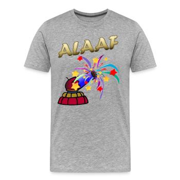 Alaaf Carnival Fireworks Carnival - Men's Premium Organic T-Shirt - heather grey - Front - Damien (186cm)