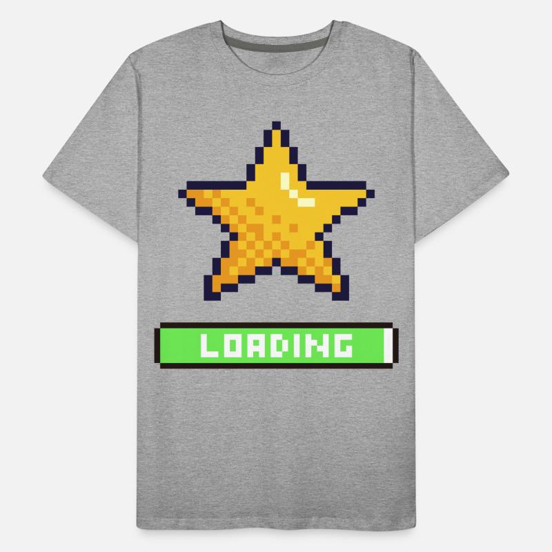 loading pixel étoile T-shirt bio Premium Homme