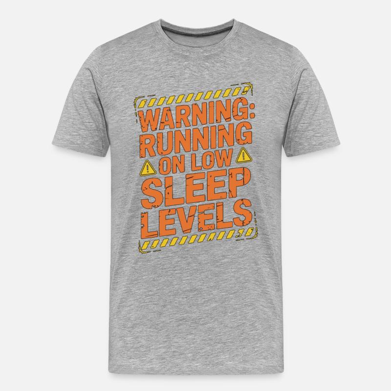 Pharmacist Student Warning Running Pharmaceutical - Männer Premium Bio T-Shirt - Grau meliert