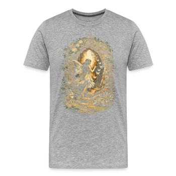 Gothique de fées du noyau des fées - T-shirt bio Premium Homme - gris chiné - Devant - Damien (186cm)