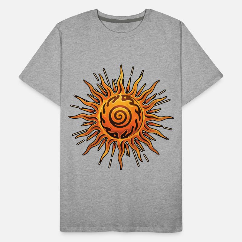 Litha Pagan Solstice d’été Midsommar T-shirt bio Premium Homme