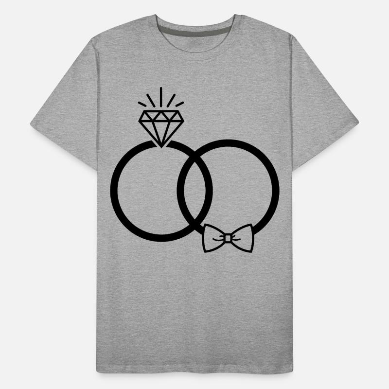 Eheringe Männer Premium Bio T-Shirt