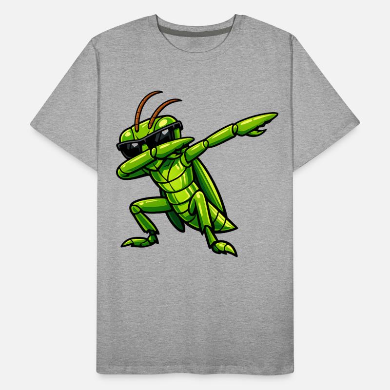 Dabbing Grasshopper Men's Premium Organic T-Shirt