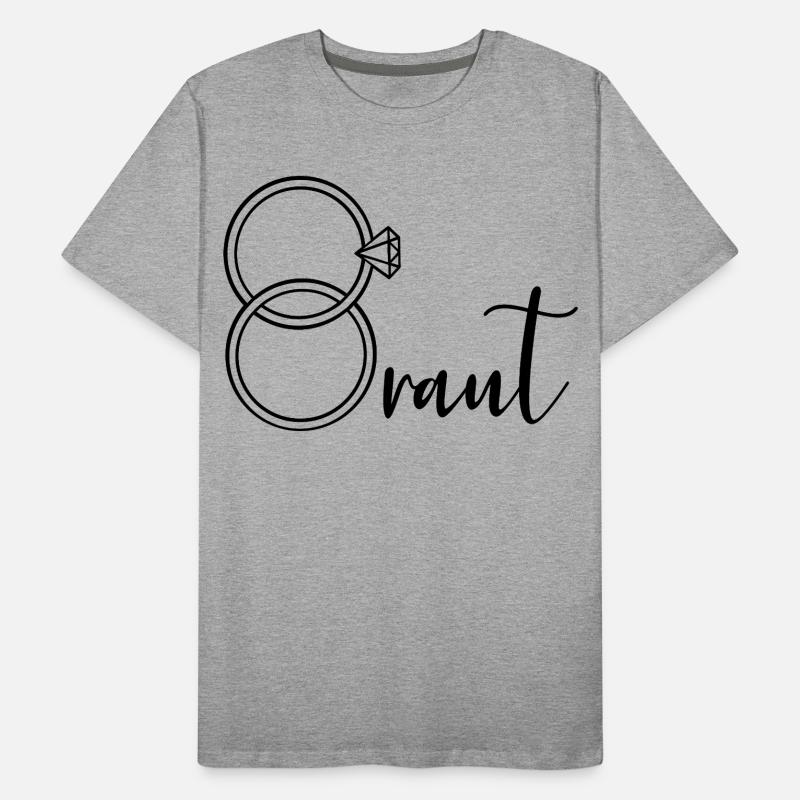 Bagues de mariée T-shirt bio Premium Homme