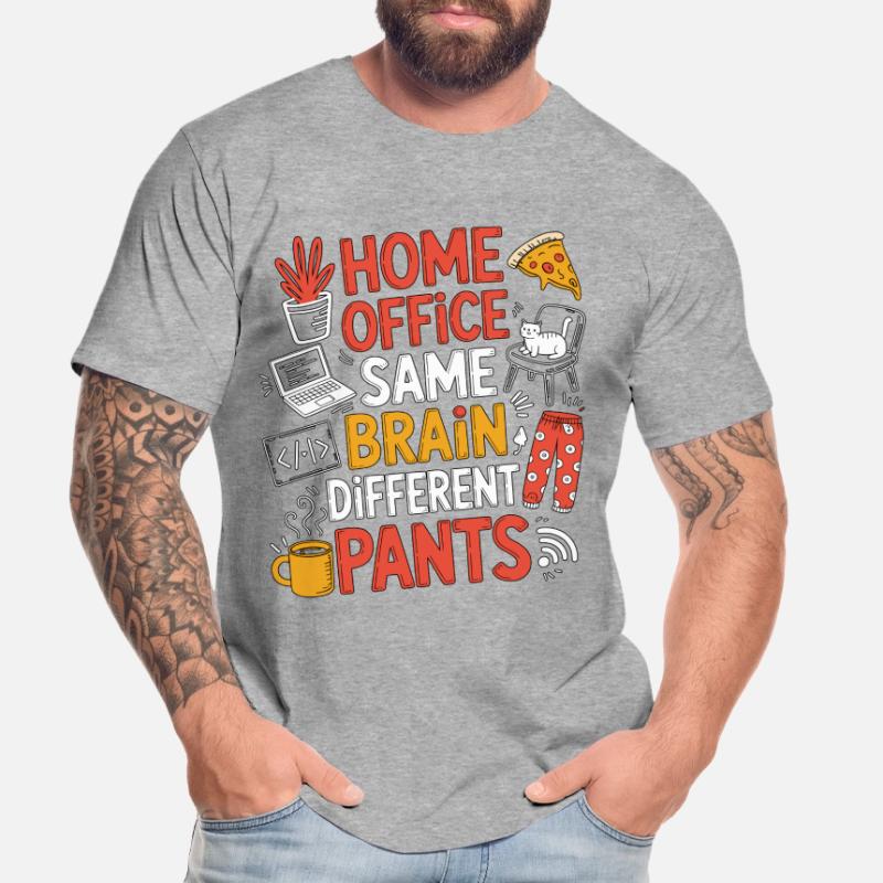 Remote Developer Home Office Same Web Developer Männer Premium Bio T-Shirt