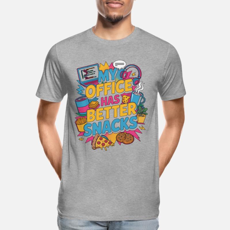 Remote Developer My Office Has Software Engineer Männer Premium Bio T-Shirt