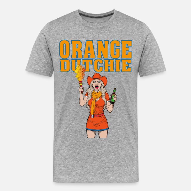 orangedutchie - Men's Premium Organic T-Shirt - heather grey
