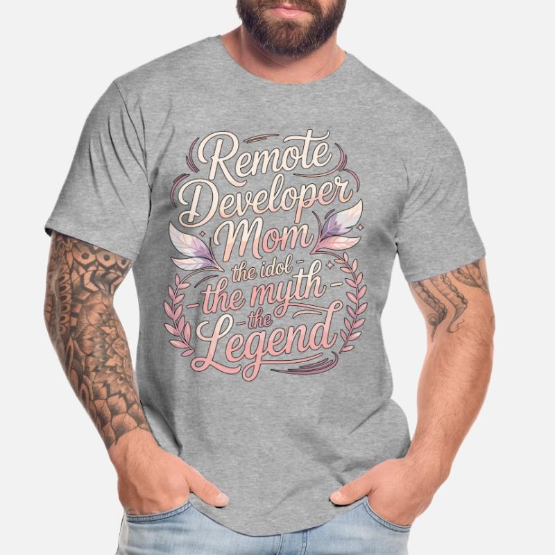 Remote Developer Mom The Idol The Remote Coder Männer Premium Bio T-Shirt