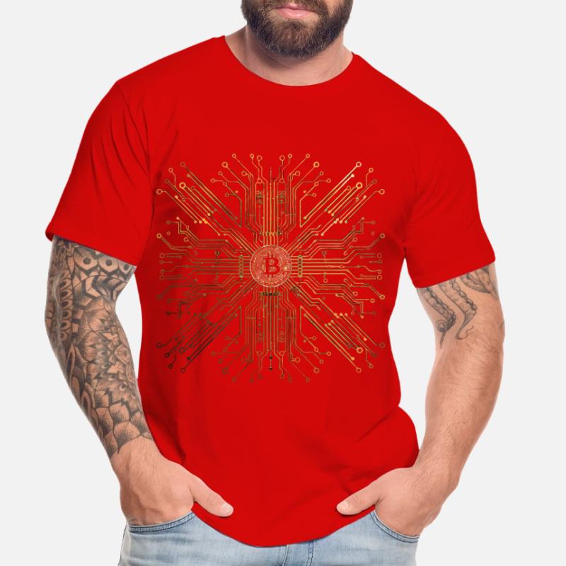 Platine Core cpu Computer Nerd pc humor geek code Men's Premium Organic T-Shirt