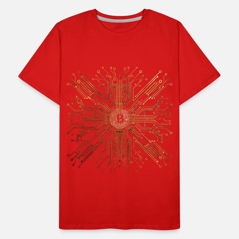 Platine Core cpu Computer Nerd pc humor geek code Men's Premium Organic T-Shirt