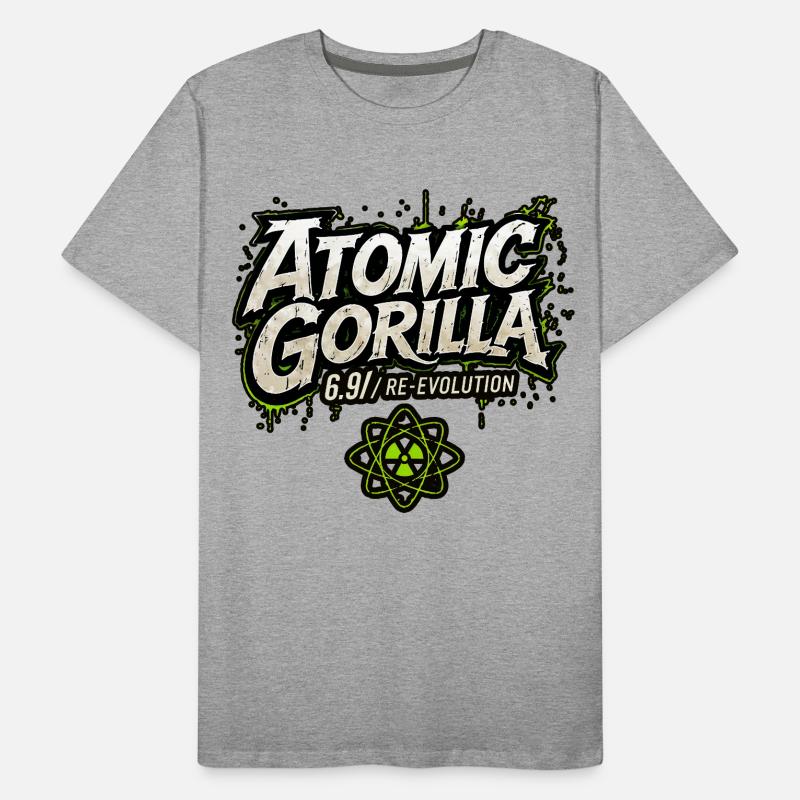 Réévolution du gorille atomique T-shirt bio Premium Homme