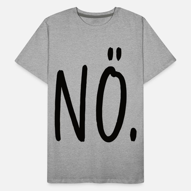 Non, affirmation, tout simplement non T-shirt bio Premium Homme