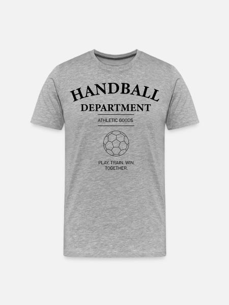 Handball Department - Men's Premium Organic T-Shirt - heather grey