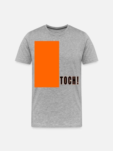DENNOCH - Männer Premium Bio T-Shirt - Grau meliert