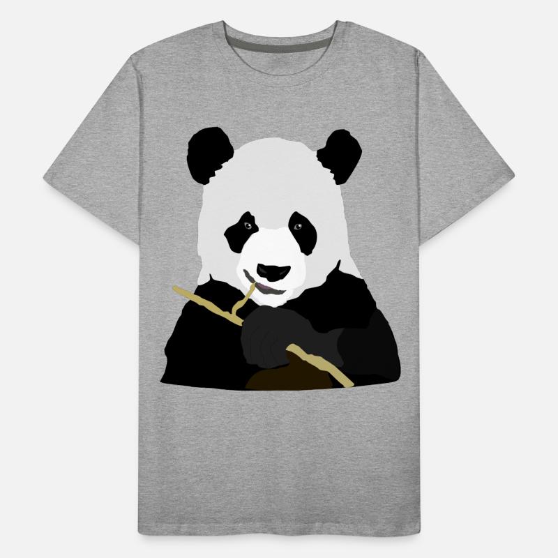 étage Panda Eats T-shirt bio Premium Homme
