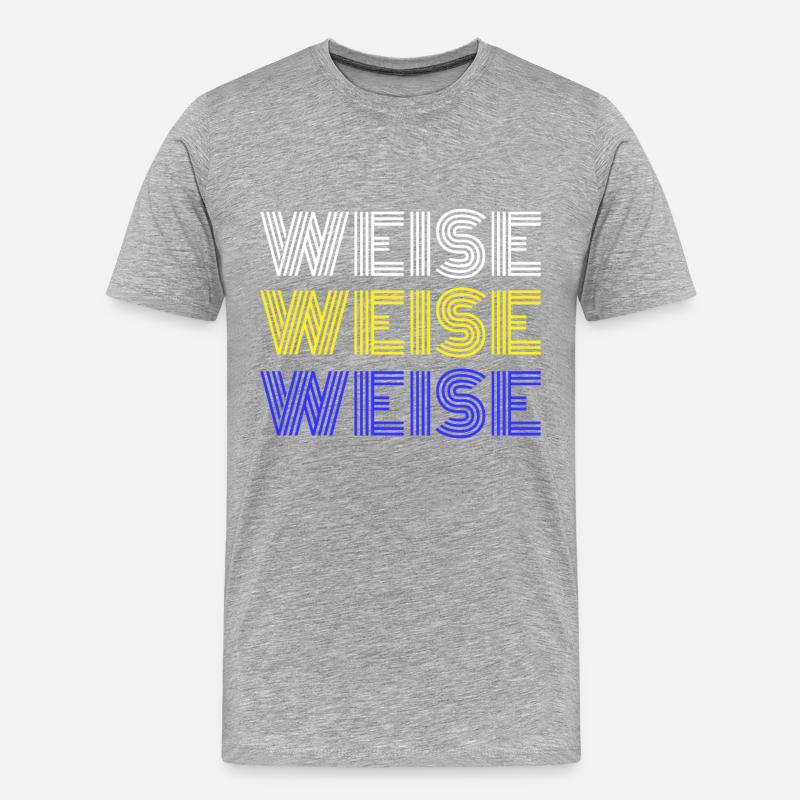 Klugscheisser Klugscheißer Klugscheiser - Männer Premium Bio T-Shirt - Grau meliert
