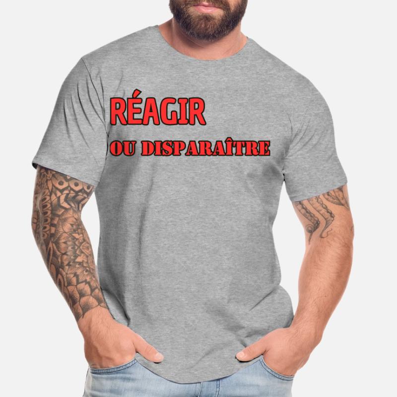 Reagieren oder verschwinden Männer Premium Bio T-Shirt