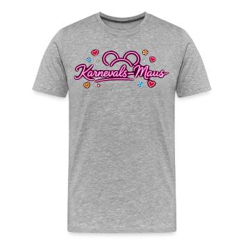 Carnival Mouse Carnival Outfit Cute - Men's Premium Organic T-Shirt - heather grey - Front - Damien (186cm)