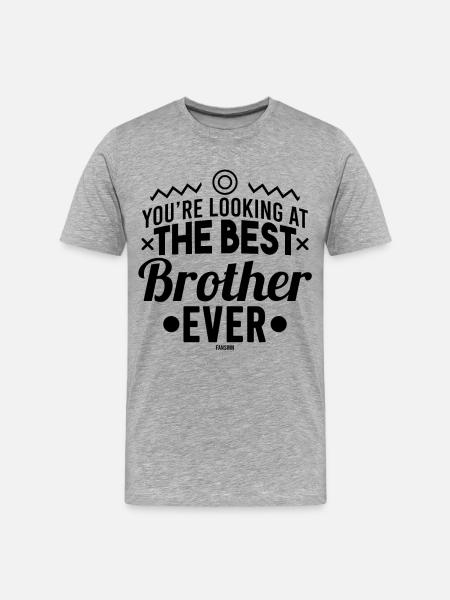 Bruder - Männer Premium Bio T-Shirt - Grau meliert